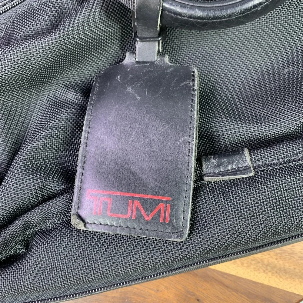 Tumi SafePort Black Ballistic Nylon Laptop Briefcase Shoulder Travel Bag